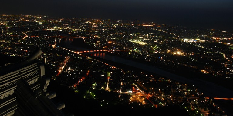 岐阜城パノラマ夜景