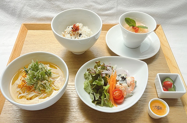 皐月の薬膳うどんランチ