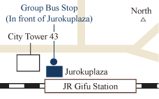 Group Bus Stop（In front of Jurokuplaza）