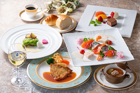 展望レストラン キャッスル 春を待つ 北陸味わいフェアランチ「グルメ」