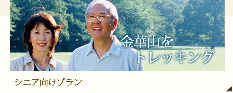 シニア向けプラン | 金華山をトレッキング